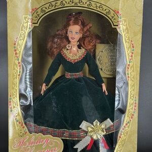 💚 Vintage 1999 Holiday Elegance Barbie Doll